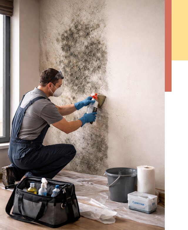 Удаление плесени со стен в Брянске от 2311 руб. — быстро и недорого | ОТДЕЛОЧНИК-Бнк