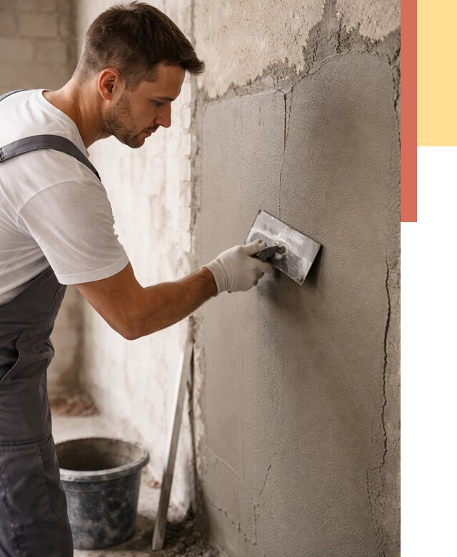 Штукатурка стен под плитку в Брянске от 4515 руб./м2 — выравнивание под плитку | ОТДЕЛОЧНИК-Бнк