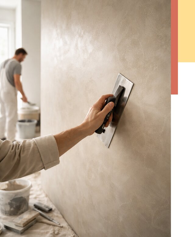 Венецианская штукатурка в Брянске от 3763 руб/м² — нанесение стен под ключ | ОТДЕЛОЧНИК-Бнк