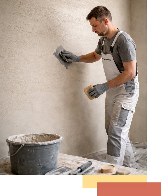 Декоративная штукатурка травертин в Брянске для стен и потолков