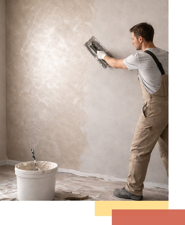 Декоративная штукатурка «Мокрый шелк» под ключ в Брянске