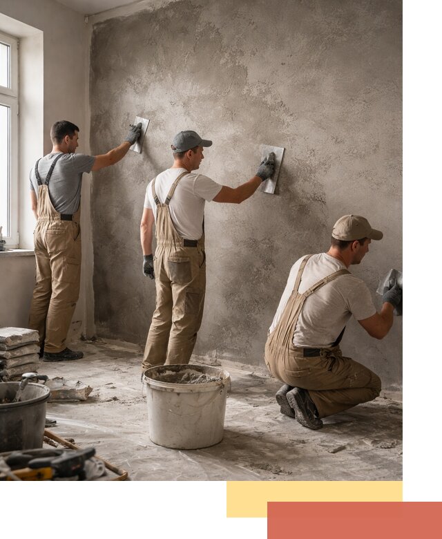 Декоративная штукатурка под бетон в Брянске для стен и потолков