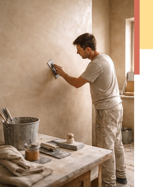 Марокканская штукатурка таделакт в Брянске под ключ от 4515 руб. | ОТДЕЛОЧНИК-Бнк