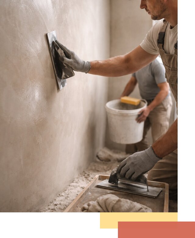 Нанесение марокканской штукатурки таделакт в Брянске