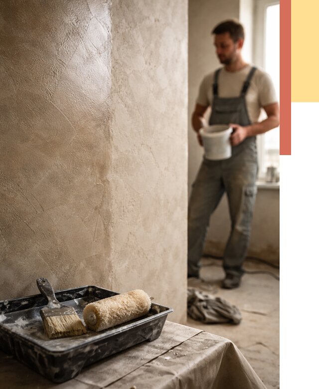 Нанесение воска на штукатурку в Брянске от 3763 руб. | Услуги ОТДЕЛОЧНИК-Бнк