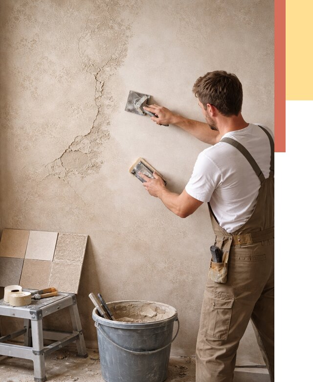 Ремонт декоративной штукатурки в Брянске от 4838 руб. под ключ | ОТДЕЛОЧНИК-Бнк