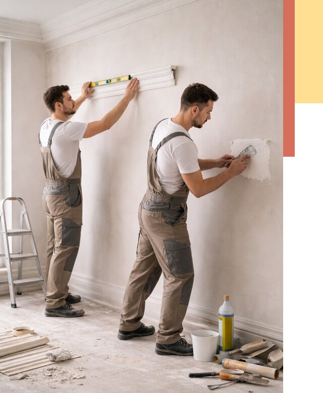 Монтаж лепнины на стены в Брянске от 4838 руб. — недорого, быстро | ОТДЕЛОЧНИК-Бнк