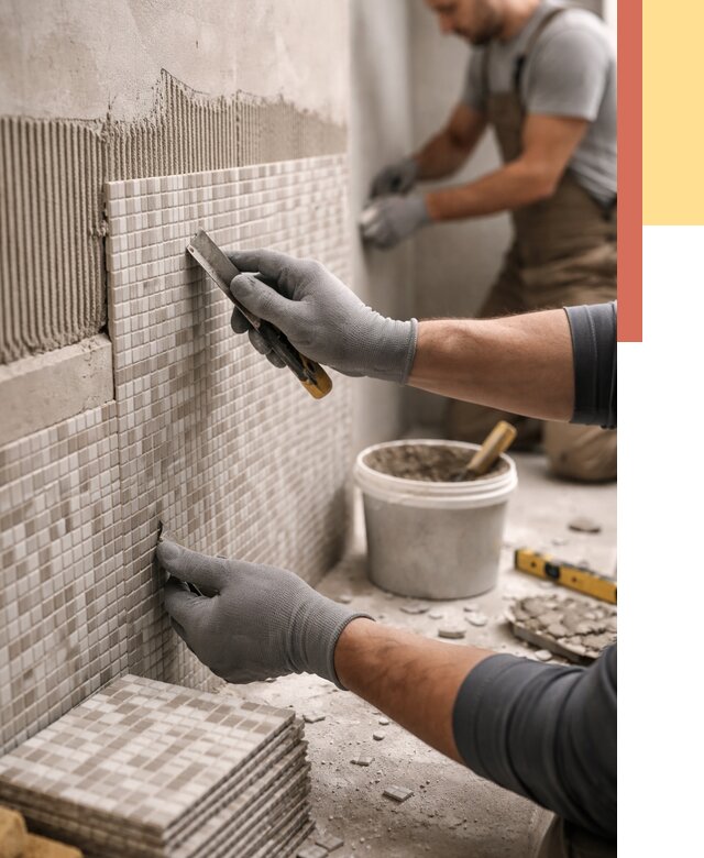 Облицовка стен мозаикой в Брянске от 3440 руб/м2 — укладка мозаики на стены | ОТДЕЛОЧНИК-Бнк