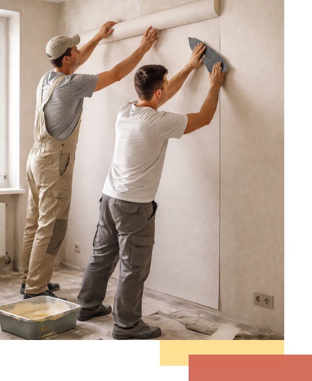 Поклейка виниловых обоев в Брянске профессионально и качественно