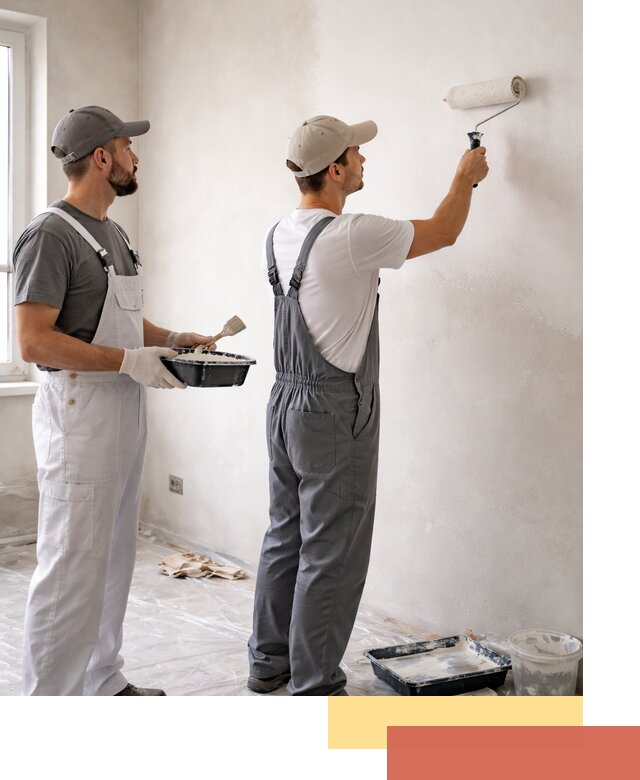 Покраска стен водоэмульсионной краской в Брянске