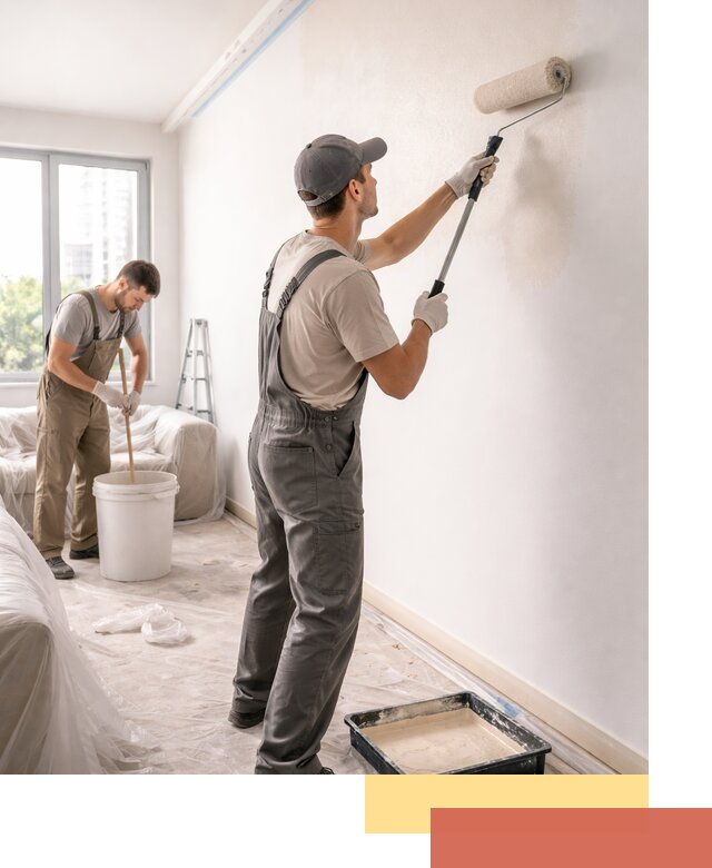 Покраска стен в офисе в Брянске — быстрый и качественный ремонт