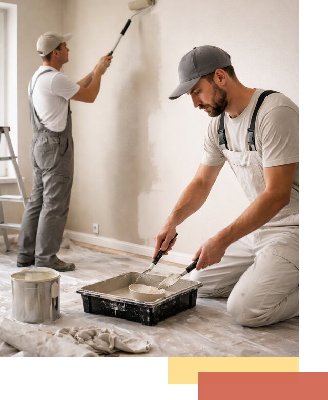 Покраска стен в квартире в Брянске — профессионально и аккуратно