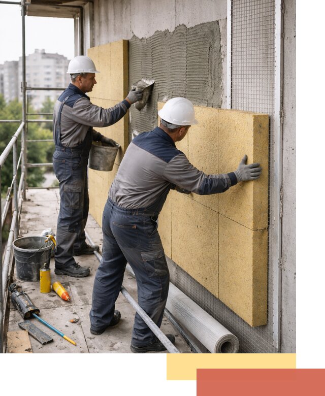 Утепление стен зданий и домов в Брянске качественно и надежно