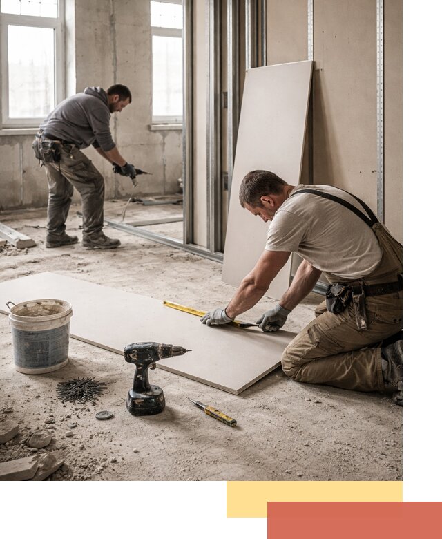 Кладка перегородок из ПГП под ключ в Брянске