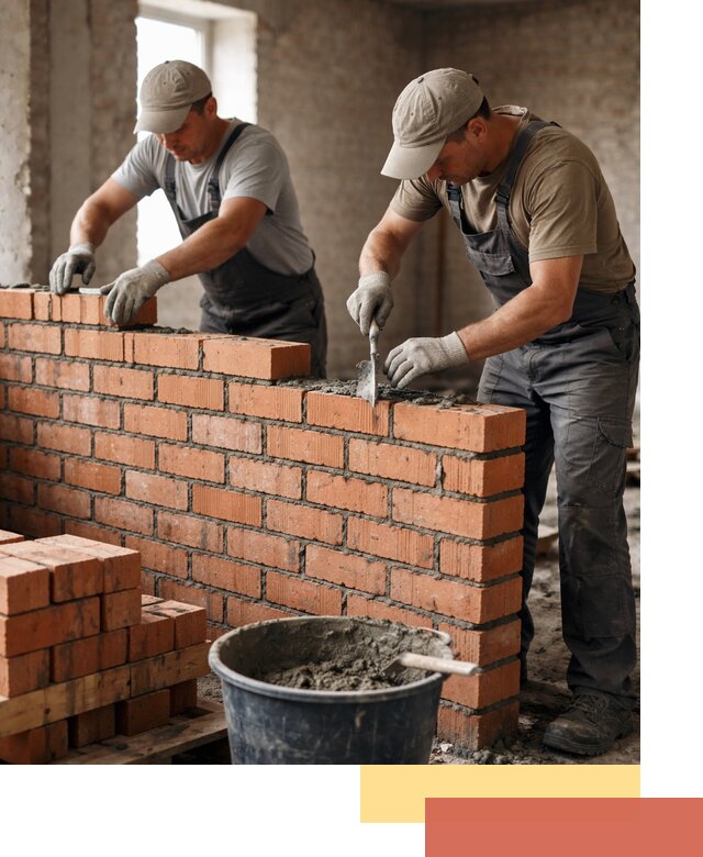 Кладка кирпичных перегородок под ключ в Брянске