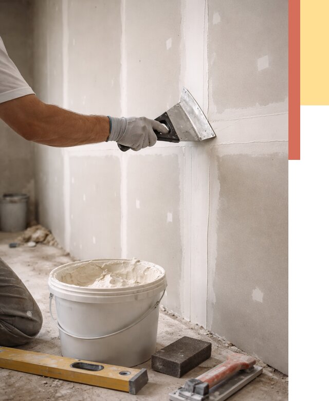 Шпаклевка перегородок из гипсокартона в Брянске от 2688 руб. — услуги ОТДЕЛОЧНИК-Бнк