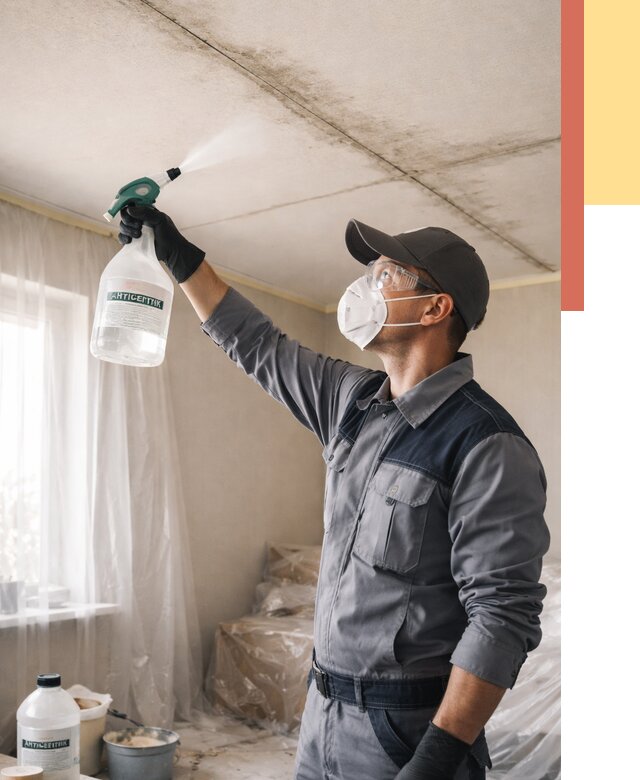 Антисептическая обработка потолка в Брянске от 2688 руб. | ОТДЕЛОЧНИК-Бнк