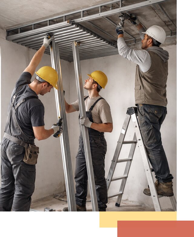 Монтаж реечного потолка под ключ в Брянске