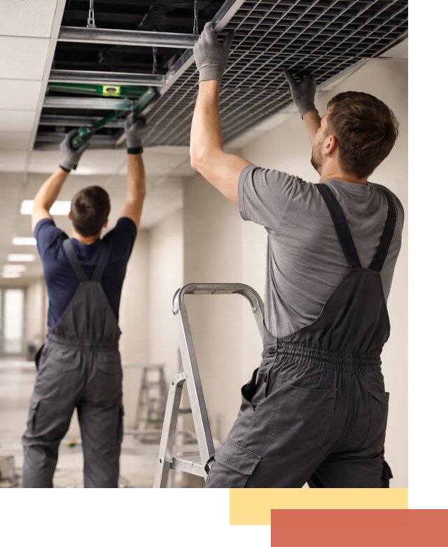 Монтаж потолка Грильято в Брянске: установка под ключ качественно