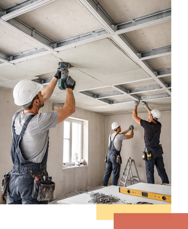 Кессонный потолок из гипсокартона под ключ в Брянске