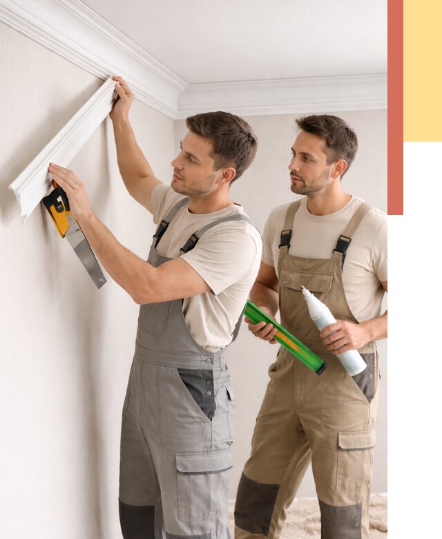 Монтаж потолочного плинтуса в Брянске от 2473 руб. — быстро и недорого | ОТДЕЛОЧНИК-Бнк