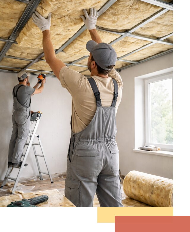 Утепление потолка под ключ в Брянске качественно и быстро