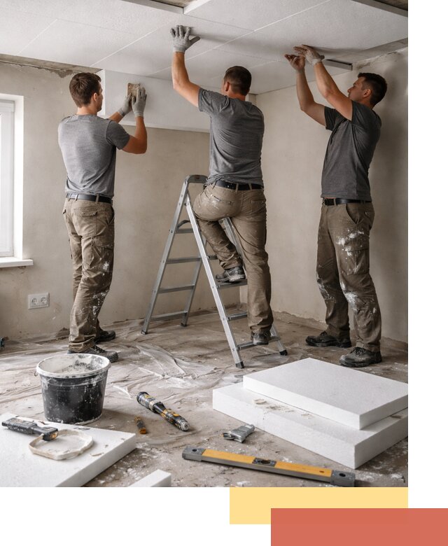 Утепление потолка пенопластом в Брянске быстро и качественно