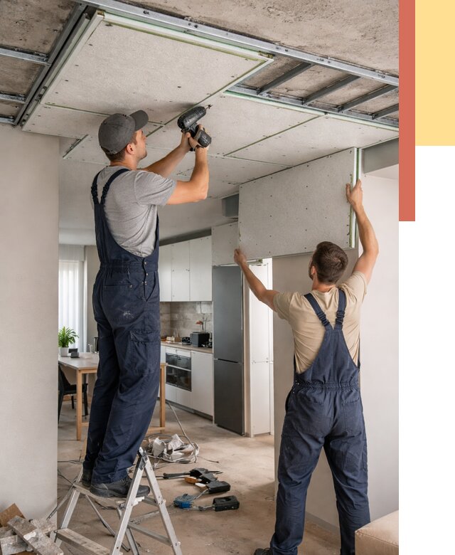 Шумоизоляция потолка панелями зипс в Брянске от 1989 руб. под ключ | ОТДЕЛОЧНИК-Бнк